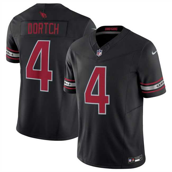 Men & Women & Youth Arizona Cardinals #4 Greg Dortch Black 2024 F.U.S.E. Vapor Untouchable Limited Stitched Jersey Dzhi->arizona cardinals->NFL Jersey